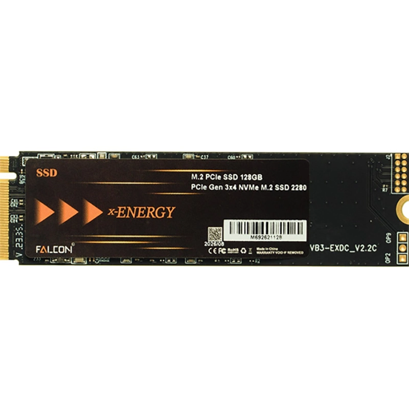 SSD اینترنال برند ایکس انرژی مدل M2 NVME PCIE 3.0 2280 ظرفیت 128 گیگابایت